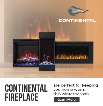 Continental fireplaces, are perfect for keeping you home warm this winter season. Learn more