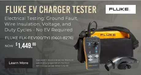 Fluke EV Charger Tester. Now $1,449.00