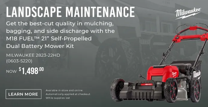 MILWAUKEE M18 FUEL™ 21 Self - Propelled Dual Battery Mower Kit. Shop Now