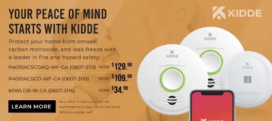 Kidde Smoke and Carbon Monoxide Alarms and Leak Freeze Detector