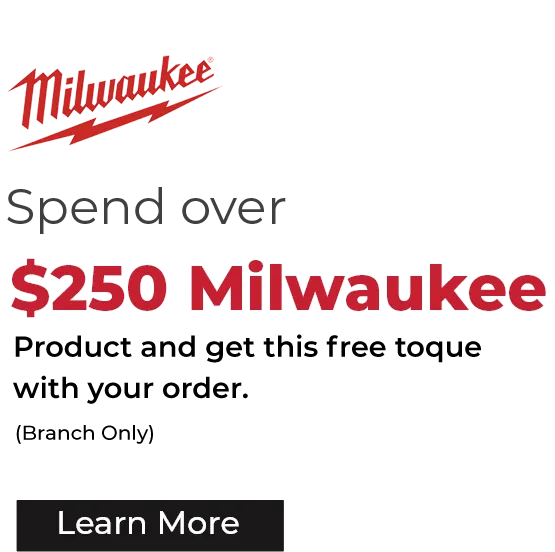 Milwaukee tools. Spend over $250 on Milwaukee products and get this free toque with your order. Learn more.